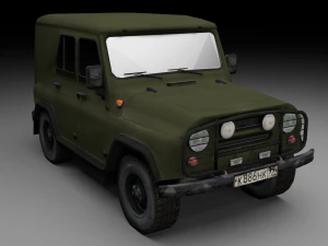 UAZ Modelo 3D