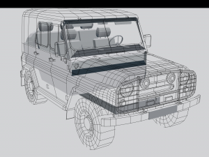 uaz 3D Model