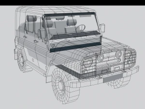 UAZ Modelo 3D