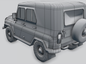 uaz 3D Model