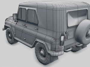 UAZ Modelo 3D