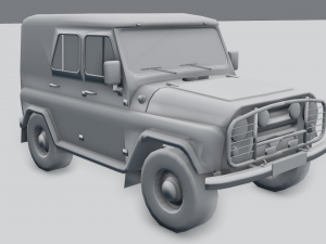 uaz 3D Model