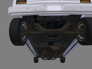 ford e-150 commercial van 1982 3D Model