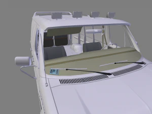 ford e-150 commercial van 1982 3D Model