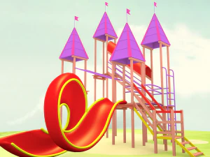 дитячий майданчик 3D Модель
