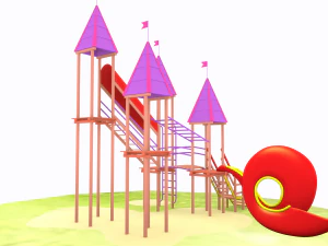 遊び場 3Dモデル