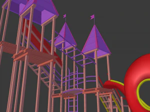 遊び場 3Dモデル