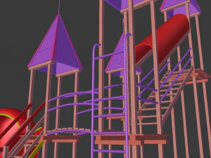 遊び場 3Dモデル