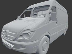 mercedes benz sprinter 3D Model