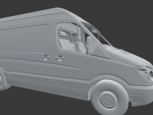 mercedes benz sprinter 3D Model