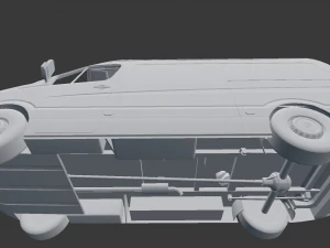 mercedes benz sprinter 3D Model
