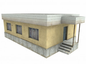 old buildings low poly 3D Model