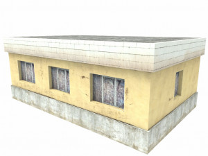 old buildings low poly 3D Model