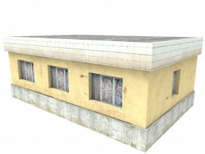 old buildings low poly 3D Model
