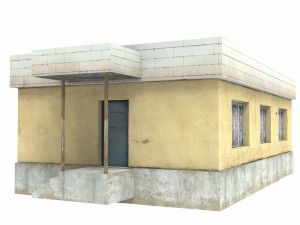 old buildings low poly 3D Model
