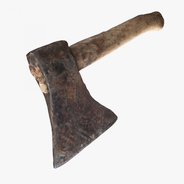 worn axe Modèle 3D .c4d .max .obj .3ds .fbx .stl .blend 