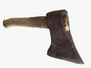 worn axe Modèle 3D