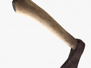 worn axe Modèle 3D
