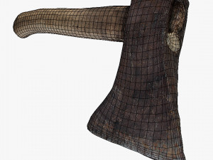 worn axe Modèle 3D