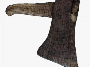 worn axe 3D Model