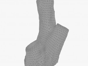 painted tree trunk 3D Model