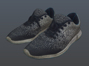 shabby sneakers photogrammetry 3D Model