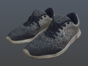 shabby sneakers photogrammetry 3D Model