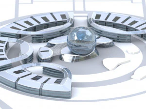 Expo 3D 2017 Astana Kazakistan Modello 3D