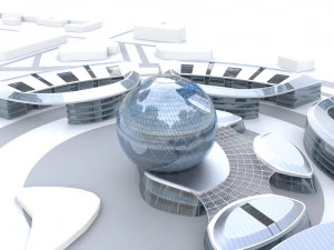3d expo 2017 astana kazakhstan 3D Model
