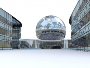 3d expo 2017 astana kazakhstan 3D 模型