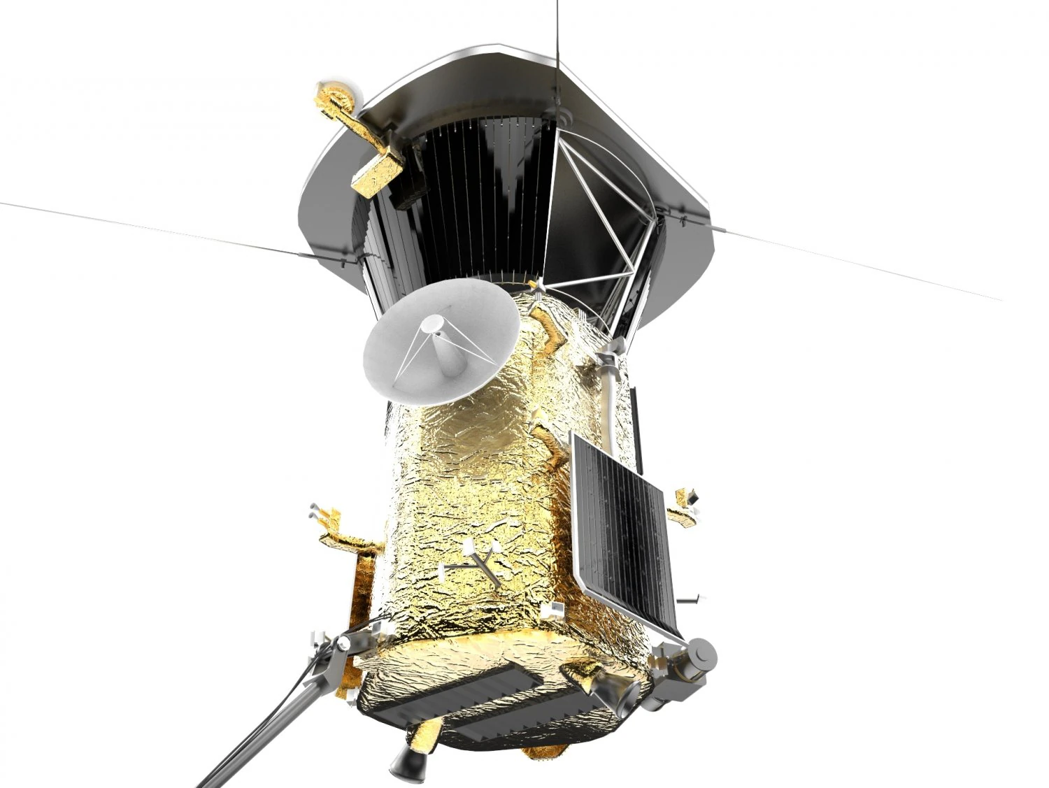 3d space probe parker 3D Model .c4d .max .obj .3ds .fbx .stl .blend 