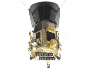 3d space probe parker 3Dモデル
