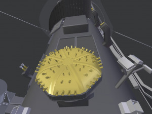 3d space probe parker 3Dモデル