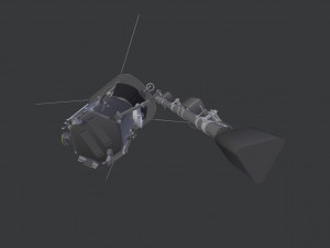 3d space probe parker 3Dモデル