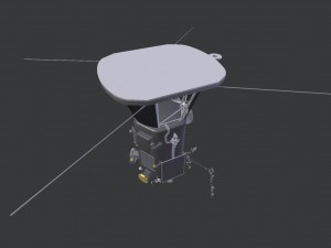 3d space probe parker 3Dモデル