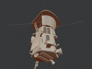 3d space probe parker 3Dモデル