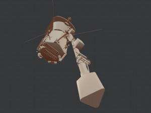 3d space probe parker 3Dモデル