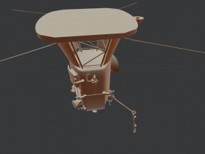 3d space probe parker 3Dモデル