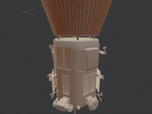 3d space probe parker 3Dモデル