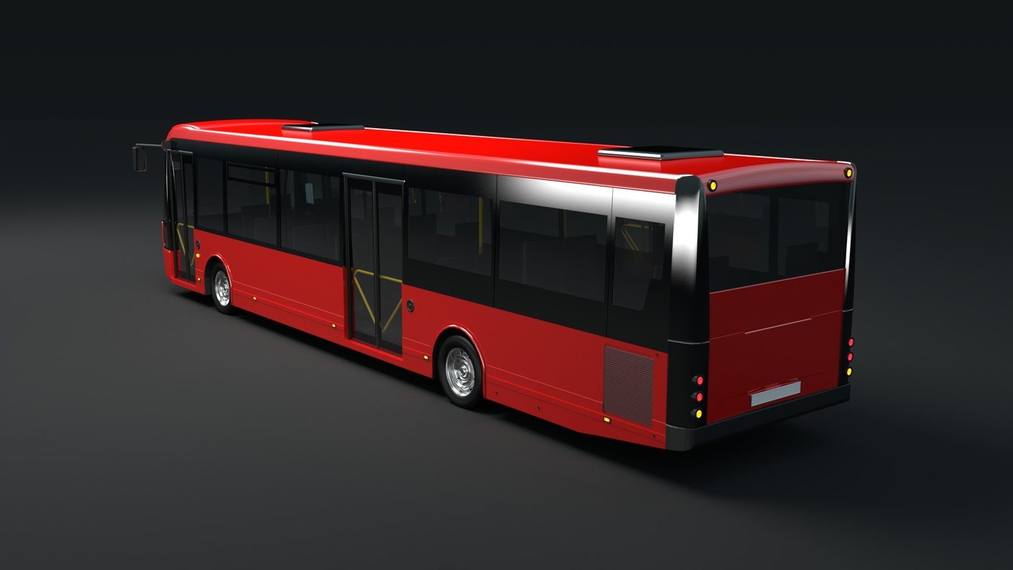 Автобус 3д модель