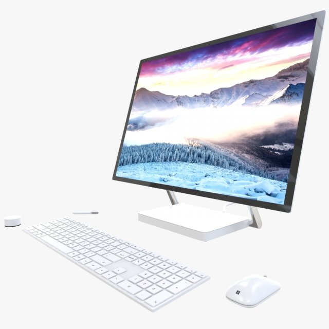microsoft surface studio Modèle 3D .c4d .max .obj .3ds .fbx .stl .blend 
