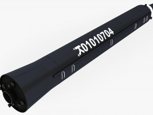 3d hwasong-12 ballistic missile Modelo 3D