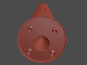 3d hwasong-12 ballistic missile 3D Model