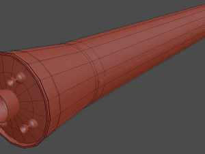 3d hwasong-12 ballistic missile 3D Model