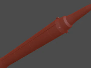 3d hwasong-12 ballistic missile 3D Model