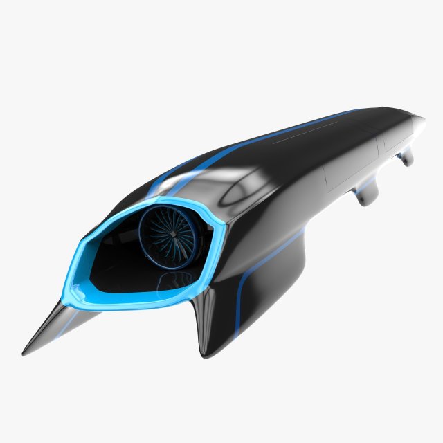 hyperloop 3D 모델 .c4d .max .obj .3ds .fbx .stl .blend 