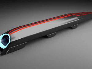 hyperloop Modello 3D