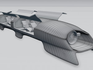 hyperloop 3D 모델