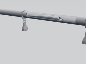 hyperloop Modello 3D