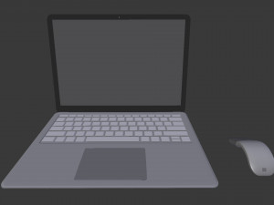 microsoft surface laptop Modello 3D